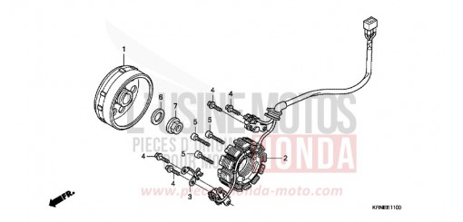 GENERATRICE CRF250RC de 2012